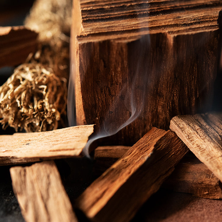 Wooden Wick Dough Bowl Candle